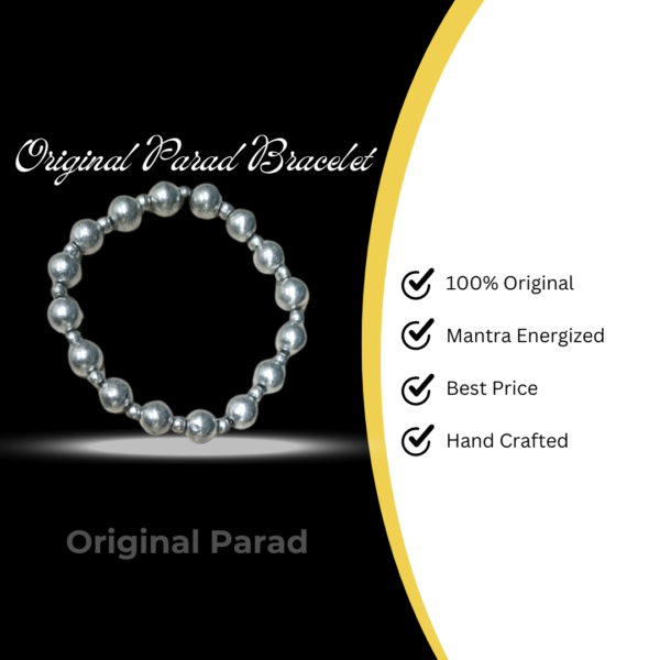 Original Parad Bracelet 3 & 8 mm (50 Gm) (PAPB-002) - Image 4