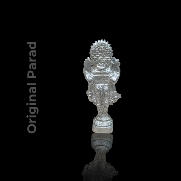 Original Parad Dhanvantari / Mercury Dhanvantari Mata Idol Statue - 100 gm (PADH-001) - Image 2