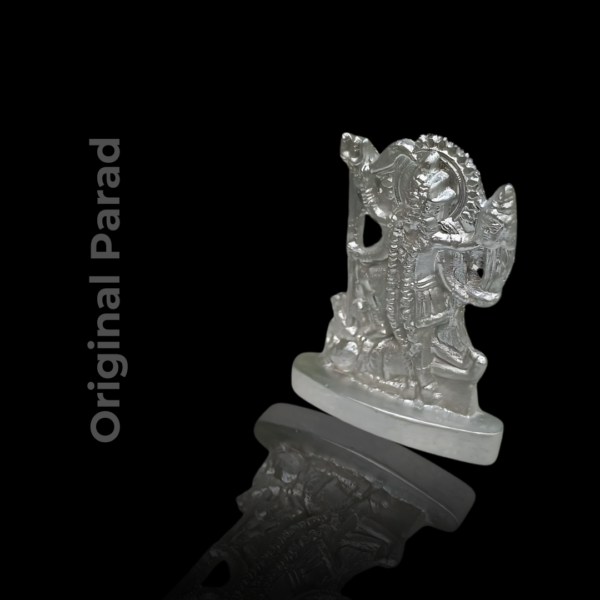 Original Parad Maa Kali / Kali Mata Murti / Mercury Goddess Kali Mata Statue - 100 Gm- (PAKM-001) - Image 4