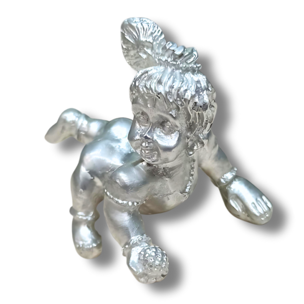 Original Parad Mercury Laddu Gopal / Lord Krishna (Baby Krishna) / Mercury Laddu Gopal Idols 150 gm (PAKR-003) - Image 3