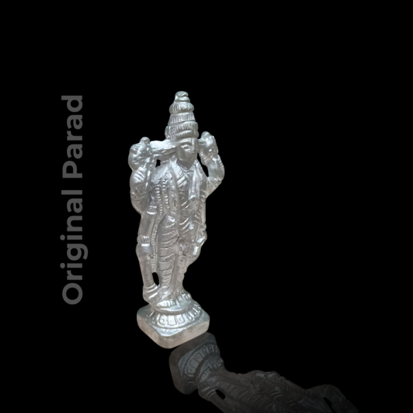 Original Parad Vishnu Idol / Mercury Lord Vishnu Statue 100 gm (PAVI-001) - Image 3