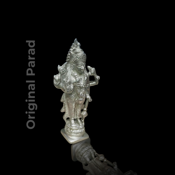 Original Parad Lord Narayan Vishnu Idol / Mercury Narayan Vishnu Ji Murti 500 gm (PAVI-002) - Image 3