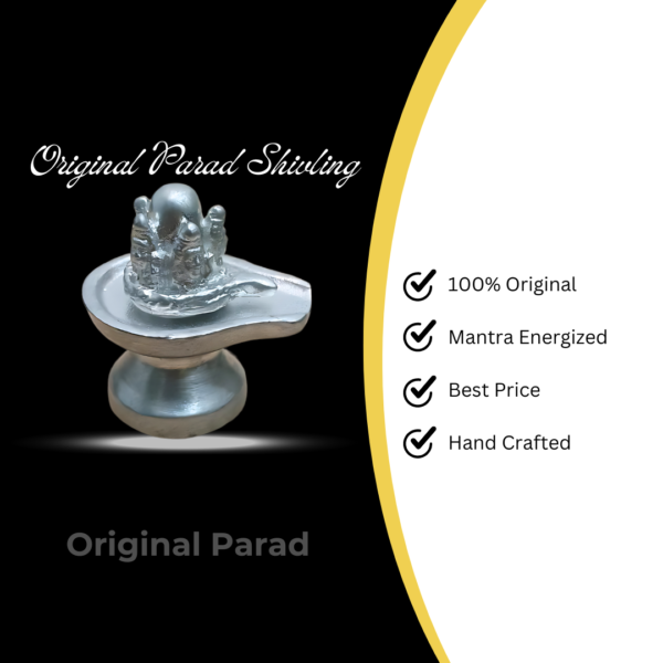 Original Parad Panchmukhi Shivling 150 gm (PASB-009) - Image 4