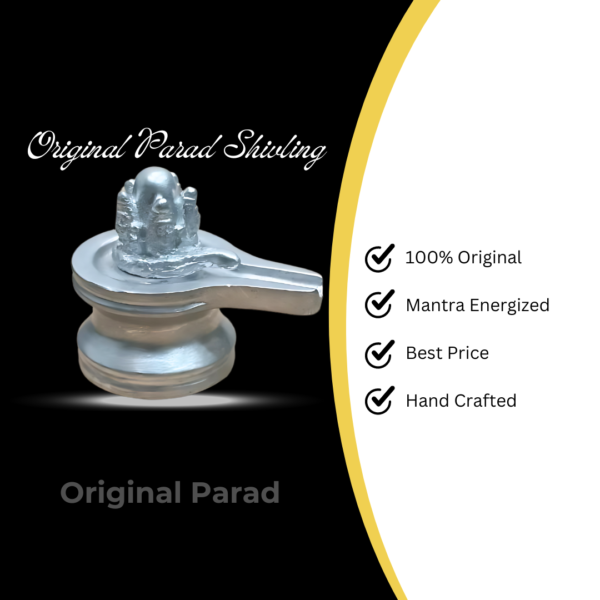 Original Parad Panchmukhi Shivling / Mercury Panchmukhi Shivling 250 gm (PASB-010) - Image 4