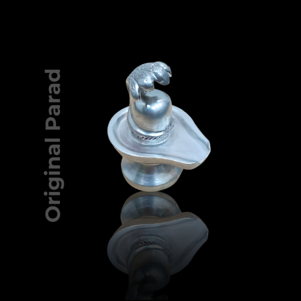 Original Parad Shivling With Sheshnag / Mercury Sheshnag Shivling 150 gm (PASB-008) - Image 3