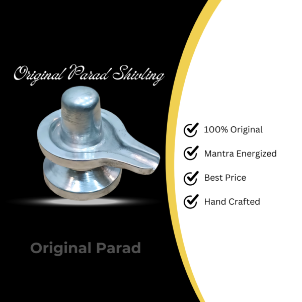 Original Parad Shivling (Mercury Shivling) 200 gm (PASB-001) - Image 4