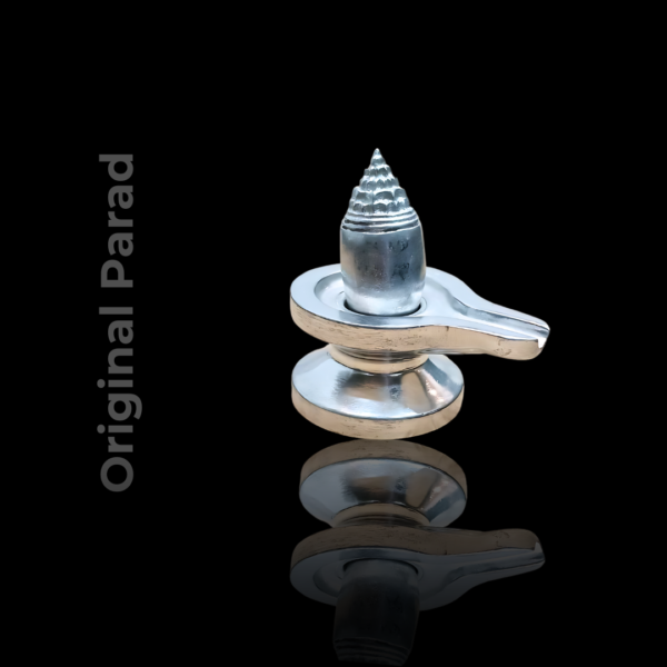 Original Parad Shree Yantra Shivling / Mercury Shri Yantra Shivling 200 gm (PASB-006) - Image 3