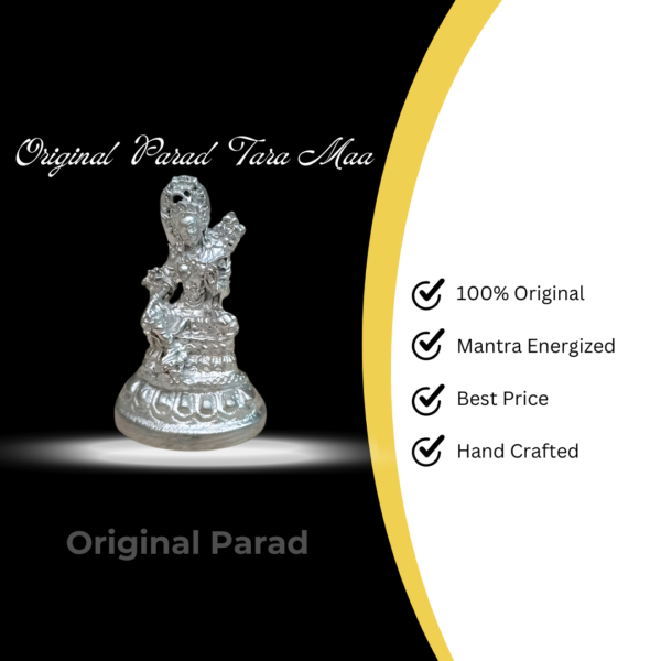 Original Parad Goddess Tara Maa Murti 100 gm (PATM-002) - Image 5