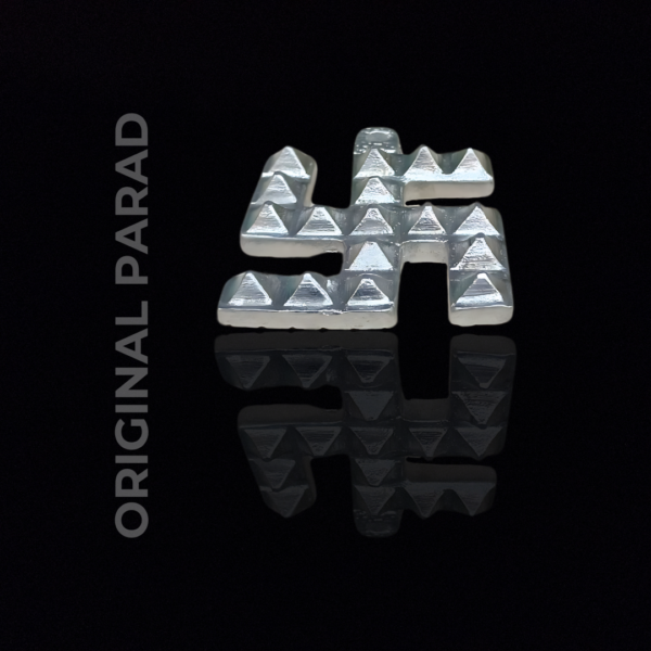 Original Parad Swastik Pyramid / Mercury Swastik Pyramid 50 gm (PASWP-001) - Image 4