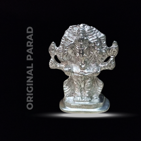 Original Parad Panchmukhi Ganesh Murti - 200 Gm (PAGN-006) - Image 3