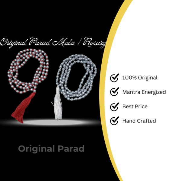 Original Parad Mala / Mercury Beads Mala / Rosary 03 mm (MAPR-001) - Image 6